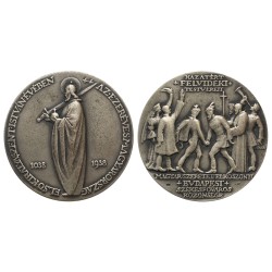 Hazatért Felvidék - Irredenta ezüst emlékérem 1038-1938, Ispánki