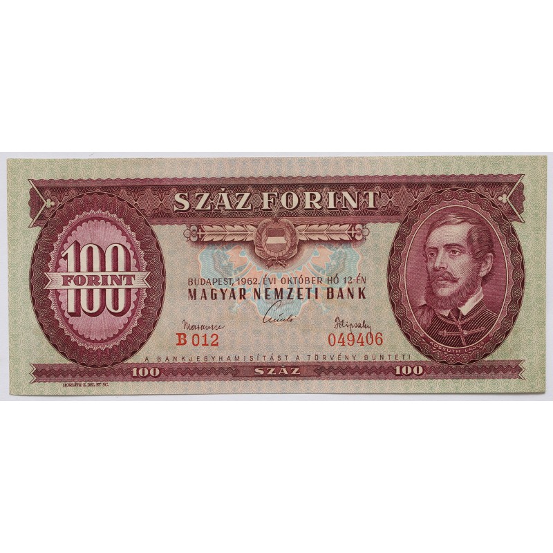 100 Forint 1962