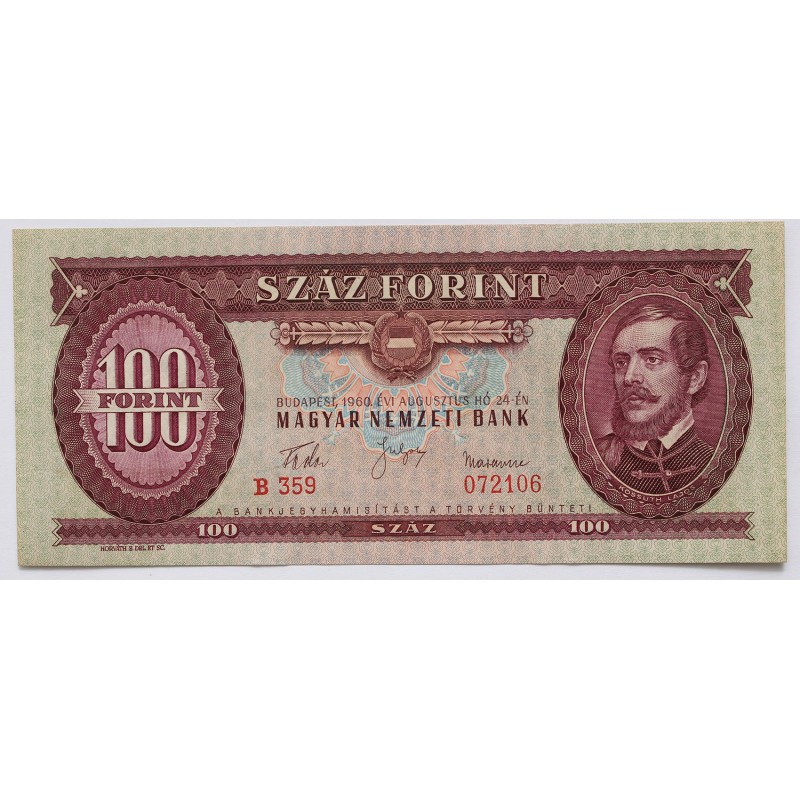 100 Forint 1960