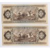 50 Forint 1969 2 db sorszámkövető