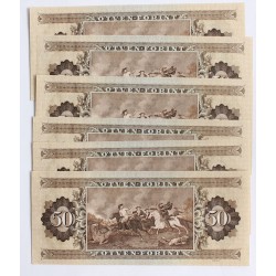 50 Forint 1969 6 db sorszámkövető