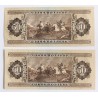 50 Forint 1969 2 db sorszámkövető