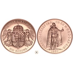 Ferenc József 100 korona 1907 UP