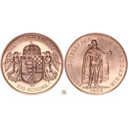 Ferenc József 100 korona 1908 UP