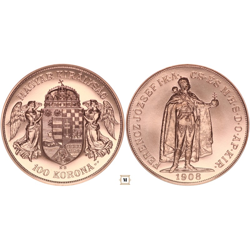 Ferenc József 100 korona 1908 UP