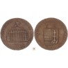 Éljen a Haza - Emlékül az Országgyűlés megnyitására 1865 bronz érem