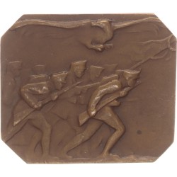 Honvéd roham 1914 bronz plakett, Murányi Gyula
