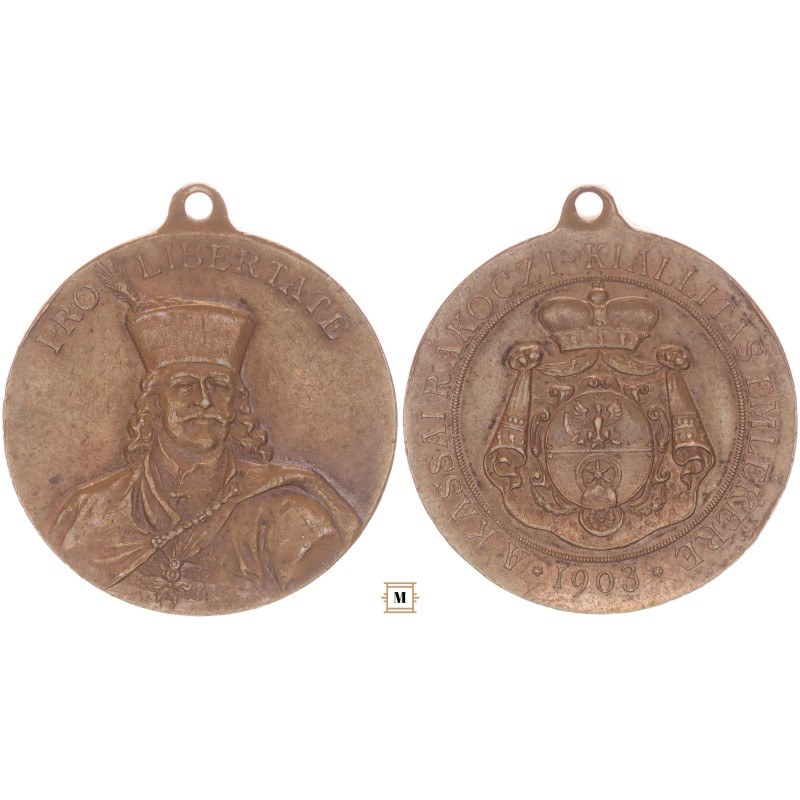 A Kassai Rákóczi Kiállítás emlékére 1903 bronzérem