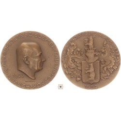 Soltész Elemér tábori püspök 70 éves 1944 bronzérem, Reményi