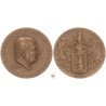 Soltész Elemér tábori püspök 70 éves 1944 bronzérem, Reményi