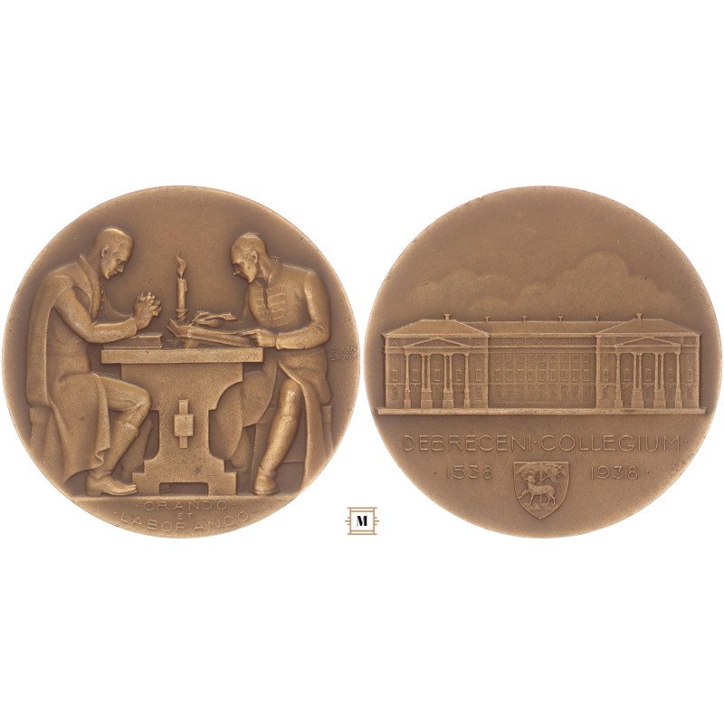 Debreceni Kollégium 400 éves 1538-1938 érem, Berán