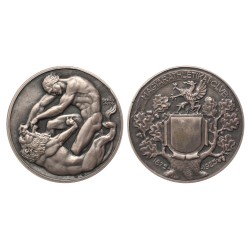 Magyar Athletikai Club 1875-1925 jubileumi ezüstérem, Berán Lajos