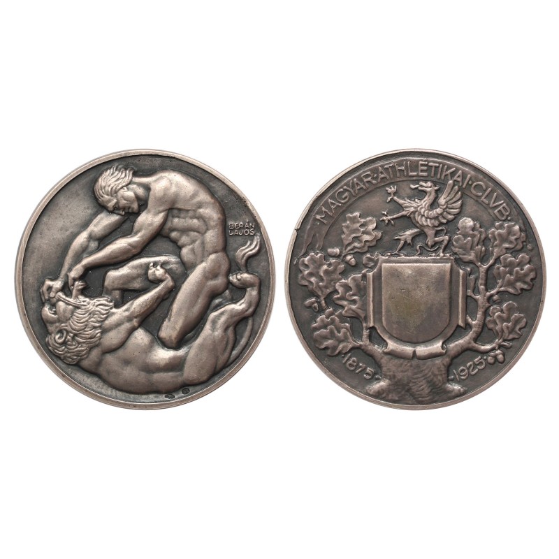 Magyar Athletikai Club 1875-1925 jubileumi ezüstérem, Berán Lajos