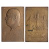Vértesy Sándor 10 évi államtitkársága emlékére 1927 emlékplakett, Berán