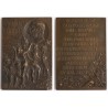 Ferenc József 75. születésnapjára bronz plakett  1905, Szirmai Antal