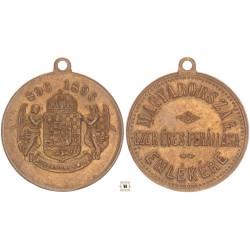 Milleniumi emlék 896-1896 emlékérem