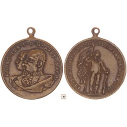 Ferenc József Jubileumi Lövészverseny Bécs 1898 emlékérem