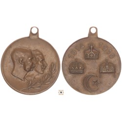 Ferenc József II. Vilmos patrióta medál 1914-1915