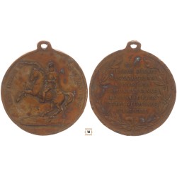 Ferenc József Magyarország királlyá koronázásának 25 éves jubileumára 1892 érem