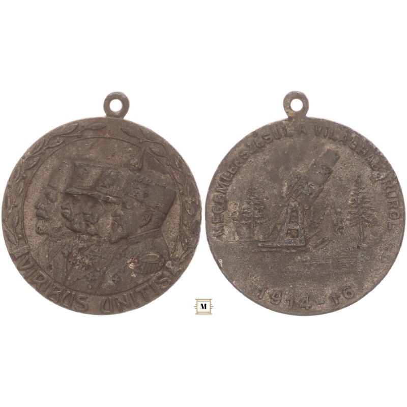 Megemlékezésül a Világháborúról 1914-16- patrióta érem