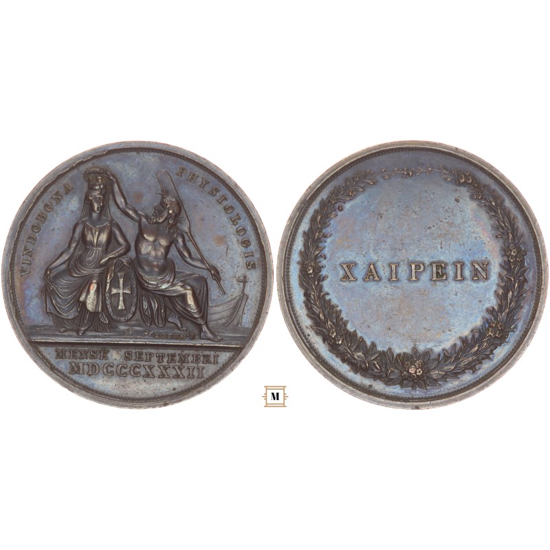 Német Természetvizsgálók és Orvosok 10. gyűlése Bécs 1832 emlékérem