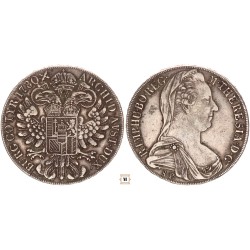 Mária Terézia tallér 1780 SF Milánó