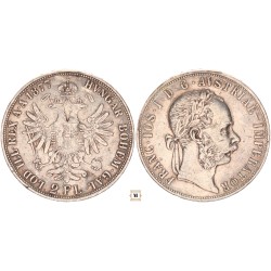 Ferenc József 2 florin 1877