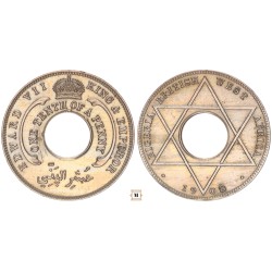Brit Nyuga-Afrika 1/10 penny 1908