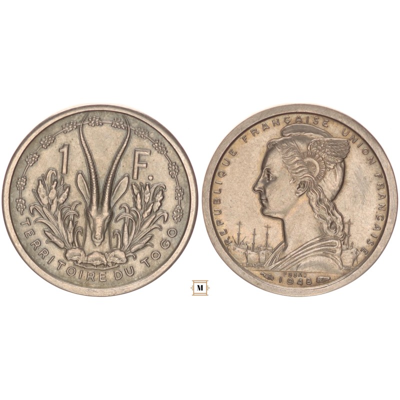 Togo 1 franc 1948 Essai