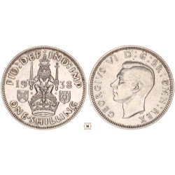 Nagy-Britannia VI. György 1 schilling 1938 skót