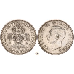 Nagy-Britannia VI. György 2 schillings 1944