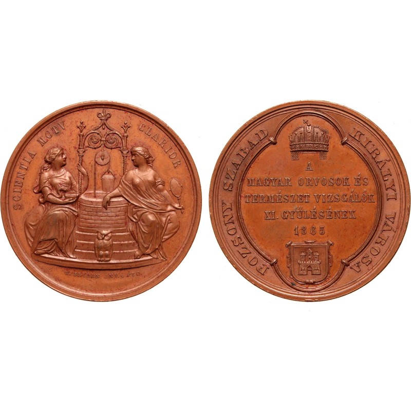MOTV - Pozsony 1865 bronzérem