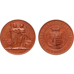 MOTV - Győr 1874 bronzérem