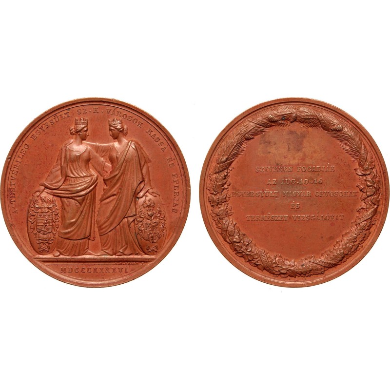 MOTV - Kassa és Eperjes 1846 bronzérem