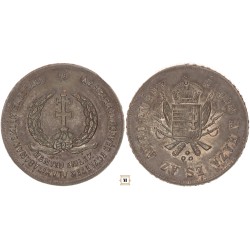 1867.évi Honvéd Egyletek Alapítására emlékére bronzérem