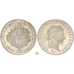 Szabadságharc 20 krajcár 1848 KB