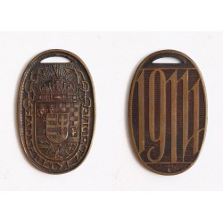 Hadsegélyező ovális jelvény 1914 bronz