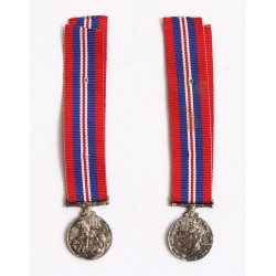 Brit Háborús Emlékérem 1939-1945 miniatűr