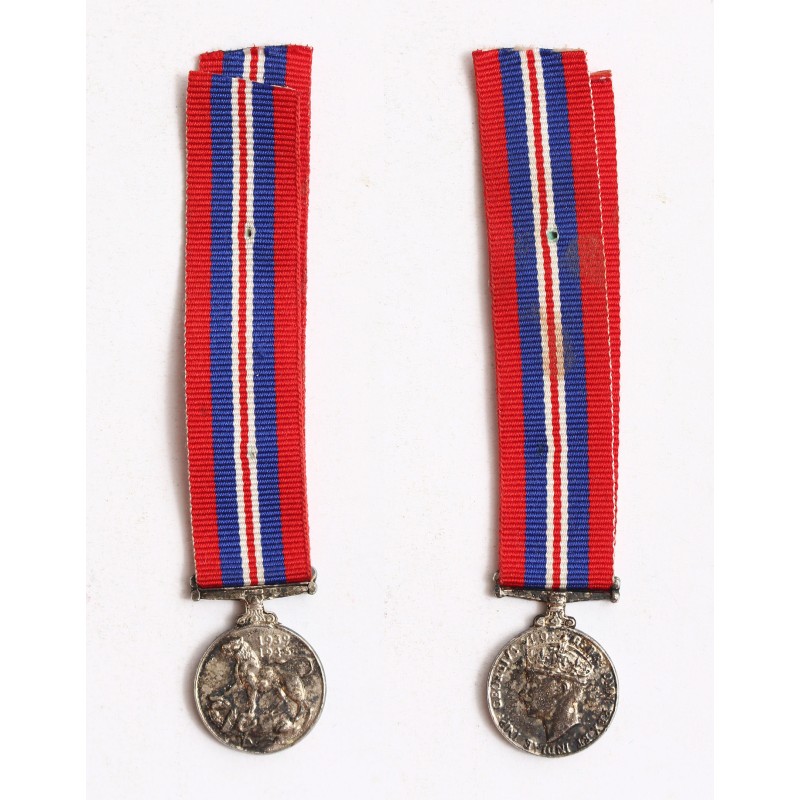 Brit Háborús Emlékérem 1939-1945 miniatűr