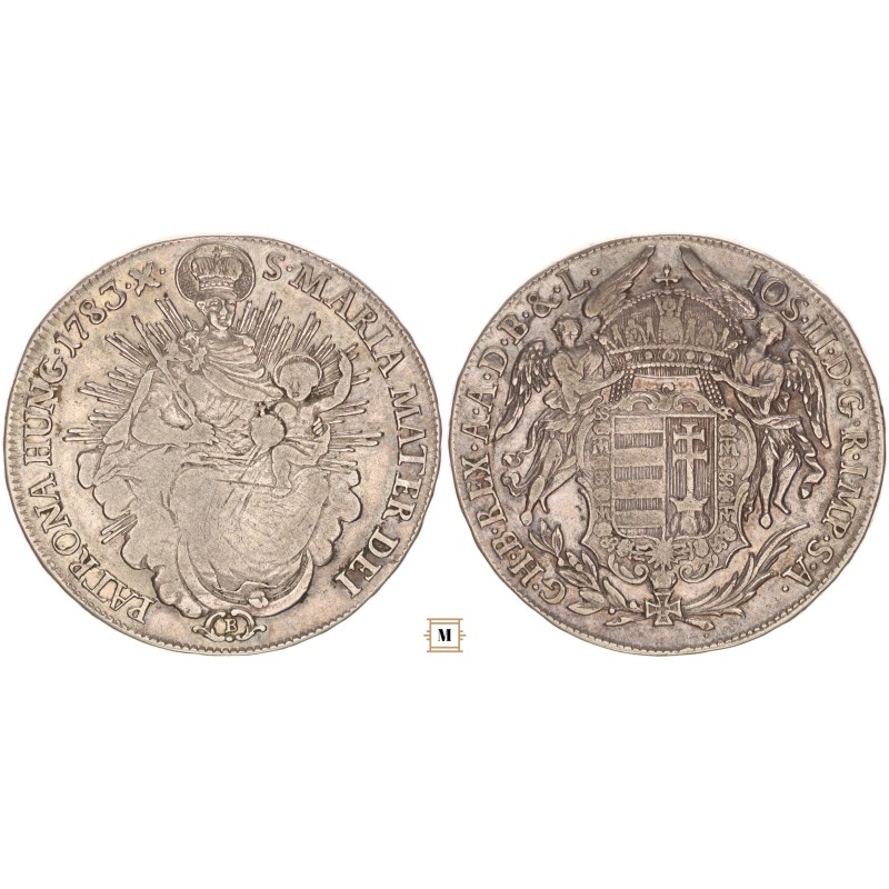 II. József 1/2 tallér 1783 B