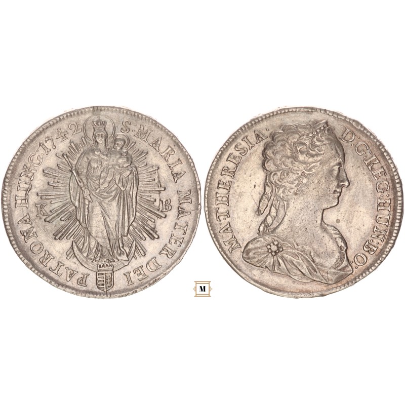 Mária Terézia tallér 1742 KB