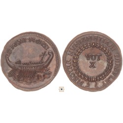 MNT 10. évfordulójára 1901-1911 bronz emlékérem