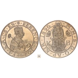 Ferenc József milleniumi tallér 1896 KB ARTEX