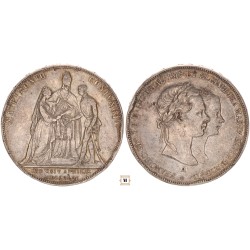 Ferenc József házassági 2 gulden 1854 A