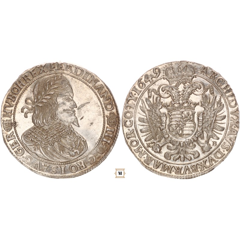 III. Ferdinánd tallér 1649 KB
