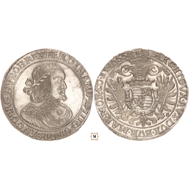 III. Ferdinánd tallér 1653 KB