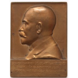 Dessewffy Arisztidnek bronz emlékplakett 1911