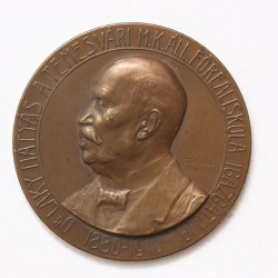Dr. Laky Mátyás a temesvári m.k. áll. főreáliskola igazgatója emlékérem 1910