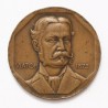 Esterházy Miksa Viator bronz érem 1878, Berán