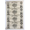 Kossuth 1 forint 1852 4-es ívben